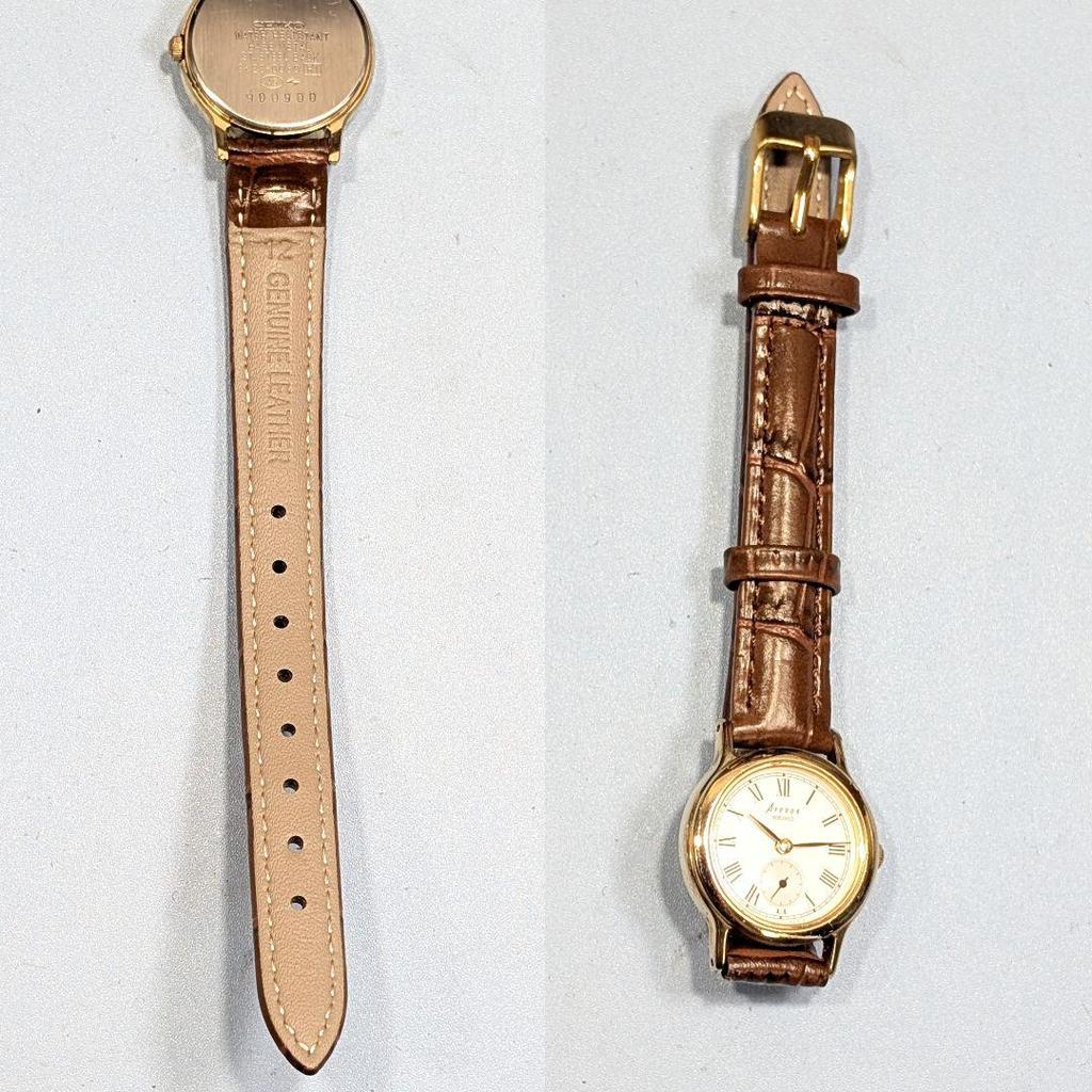 [USED] SEIKO AVENUE Small Seconds Women's Watch Battery Strap Replaced, Working Condition Y-05