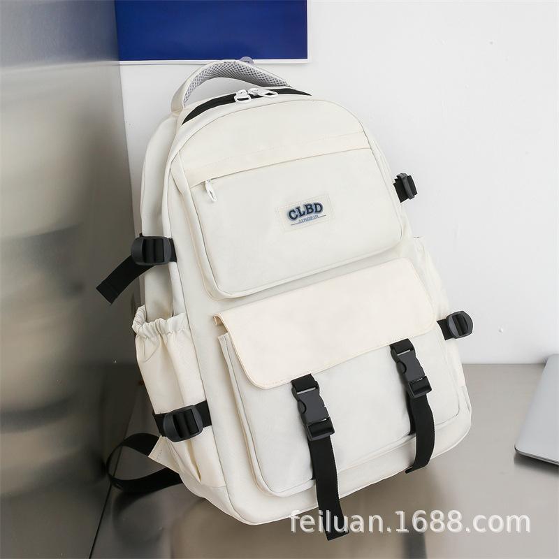 Schoolbag schoolbag female high school students ins tide Japanese large capacity backpack junior high school girls college students backpack 