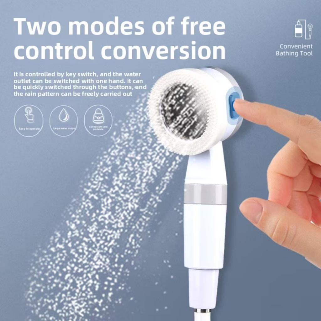 Generic Portable Camping Shower, Portable Outdoor Shower, Rechargeable Electric Shower Pump, Camping Accessories with 3 Modes Shower Head for Camping