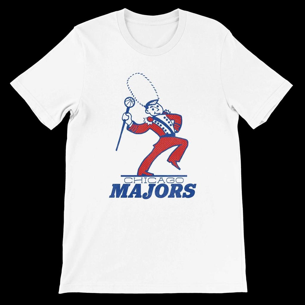 Chicago Majors T-Shirt – Retro Basketball Team Apparel | Vintage Illinois Jersey