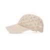 Summer Hollow Knitted Baseball Cap Women's Outdoor Sunscreen Sunshade Hat Breathable Cap Net Cap