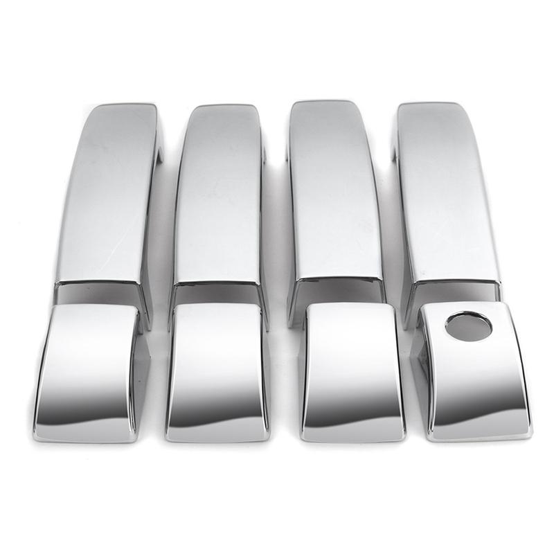 Silver Door Handle Covers Trim For Land Rover Range Rover L322 2002-2012