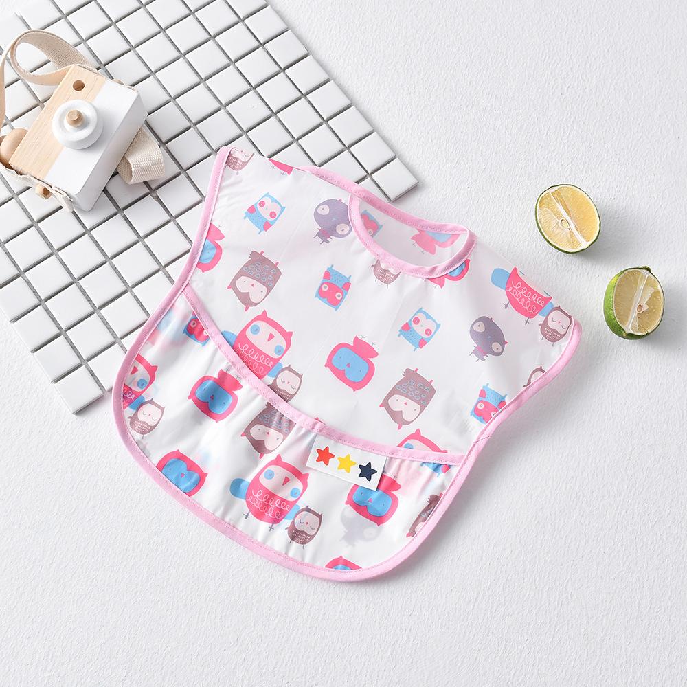 Waterproof Soft Bib for Babies & Toddlers, Long Sleeve Smock, Anti-fouling, Easy To Clean, Comfortable, Suitable for Eating