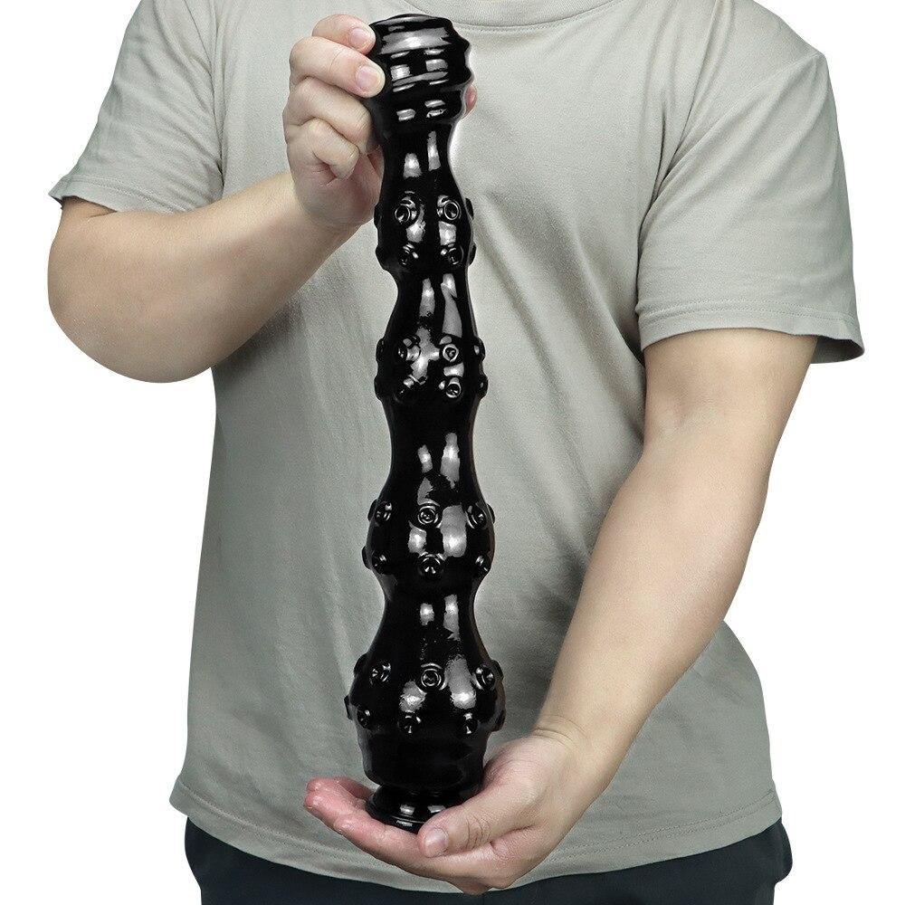 40cm Big Black Dildos Strap On Realistic Animal Dildo Anal Plug Adult Sex Toys Fisting Fetish Slave BDSM