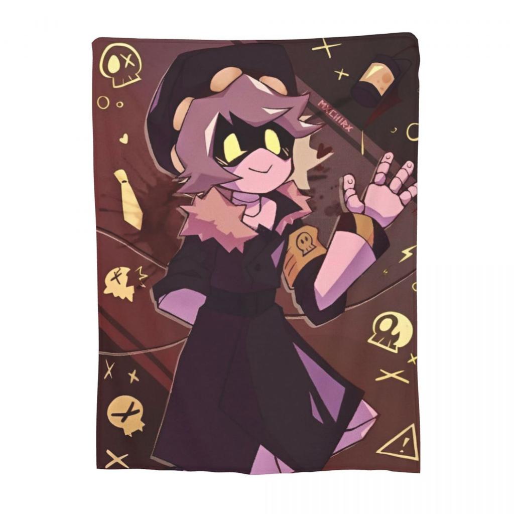 Murder Drones Uzi Doorman Knitted Blanket Coral Fleece Plush Tv Series Soft Throw Blankets for Outdoor Travel Bedroom Quilt