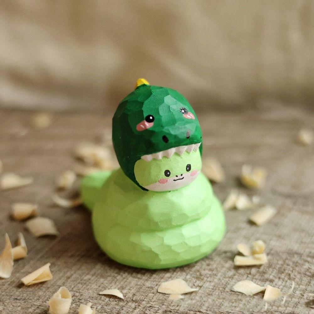 Chinese Style New Year Lucky Snake Figurine Handmade Small Snake Ornament  Living Room Bedroom