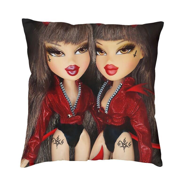 Personalized Custom Bratz Rock Angelz Pillow Case 45x45cm Decor Home Anime Manga Tv Nordic Cushion Cover Soft Pillowcase