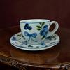 Filiżanka ze spodkiem porcelanowa aria 300 ml bogucice