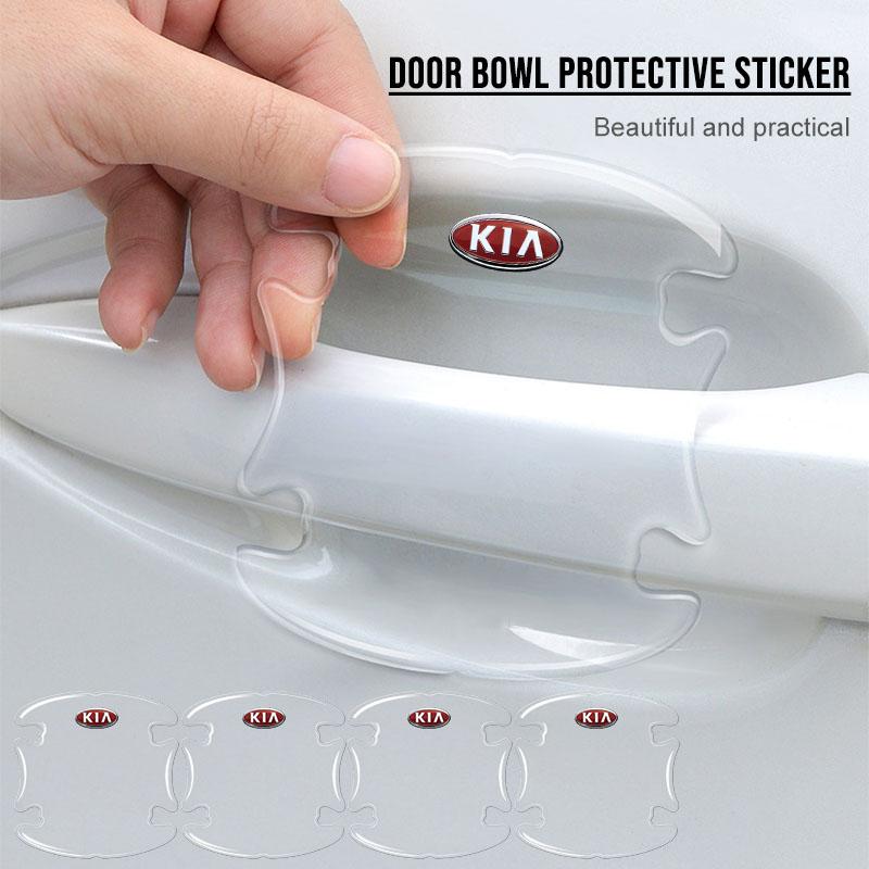 4PCS Transparent Car Door Anti-collision Protector Bumper Strip Sticker For Kia Rio 3 K2 Ceed Cerato K3 Sportage 4 Picanto K5 Optima Sorento