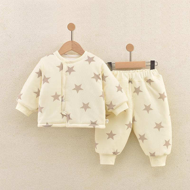 Cozy Winter Cotton Quilted Two-Piece Suit for Kids
