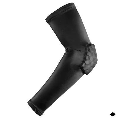 

1 PC Fitness Elbow Pads Brace Support Protector Basketball Volleyball Arm Sleeve Straps Non Slip Football Padding Wraps M L XL XL чорний