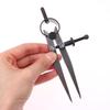 1 Piece Adjustable Compasses Gauges Leathercraft Line Marking Gauge Wing Divider Rotating Scratch Gauge Handcraft Leather Tool