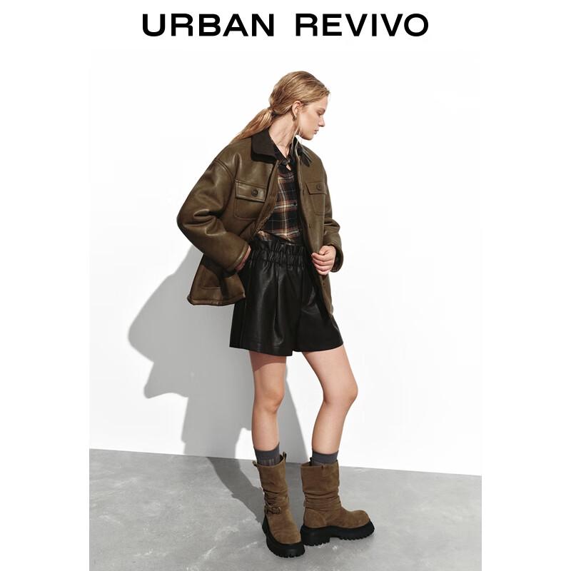 UR Women s Amber Flow Splice Lapel Coat M