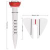 Maple Ease Adjustable Golf Tees (10-Pack)