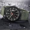 Reloj Hombre  Fashion Men Nylon Strap Band Watches Luxury Men Quartz Watch Sports Calendar Date Wristwatch Relogio Masculino