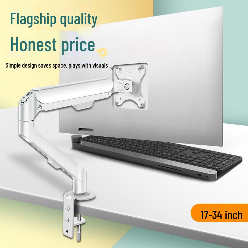 360° Rotating Liftable Monitor Stand for Gaming & Streaming - Vertical/Horizontal Display