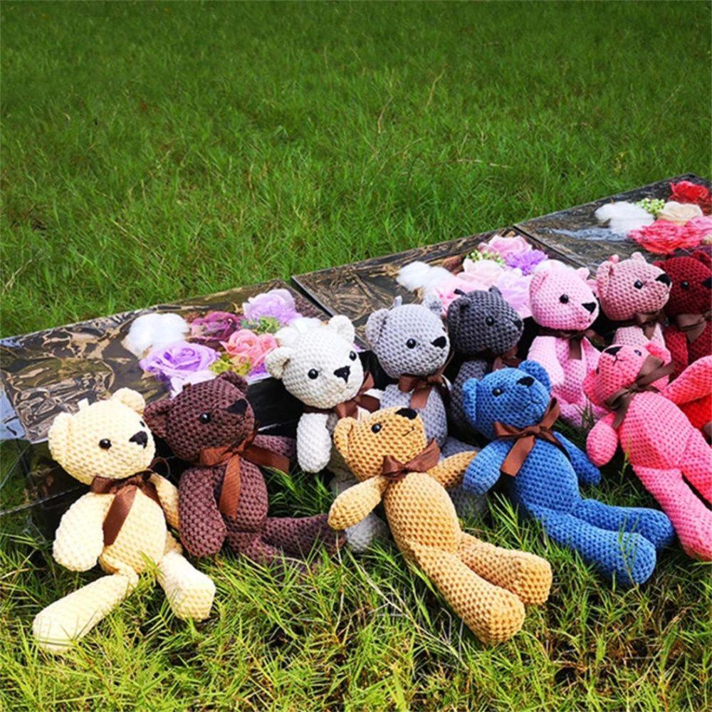 Party Decor Toy Decorations Key Pendant Soft Toys Bear Stuffed Toys Bear Plush Toy Stuffed Animals