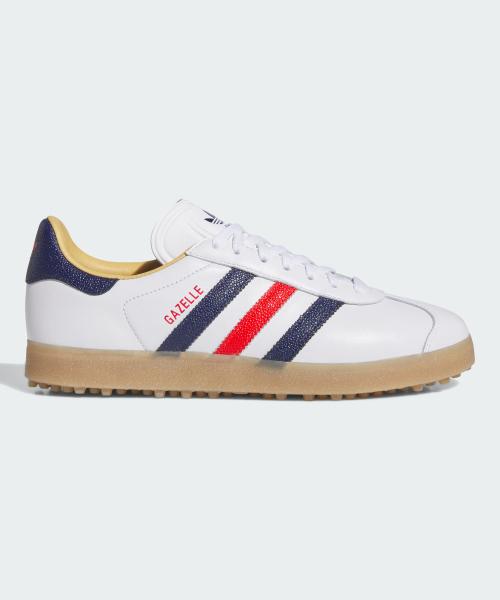 [Adidas Golf] Безшиповые кожаные гольф-ботинки Gazelle [JP7705] 220