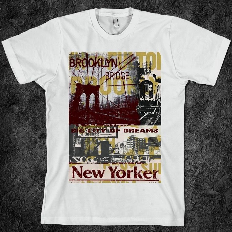 Нью-Йорк, Бруклин, NYC, США, NY, Квинс, Бронкс, Гарлем хлопковая футболка унисекс XXXXL