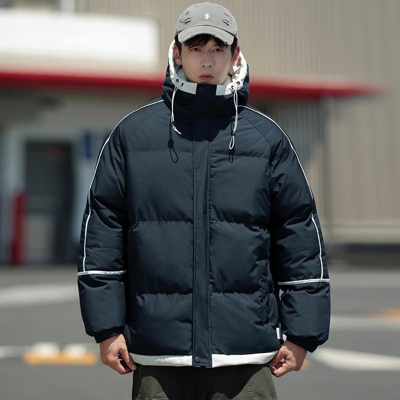 

Down cotton-padded clothes Men s shoulder-length sleeves Hooded bag clothes Student hooded down cotton-padded clothes Couple casual cotton 3XL