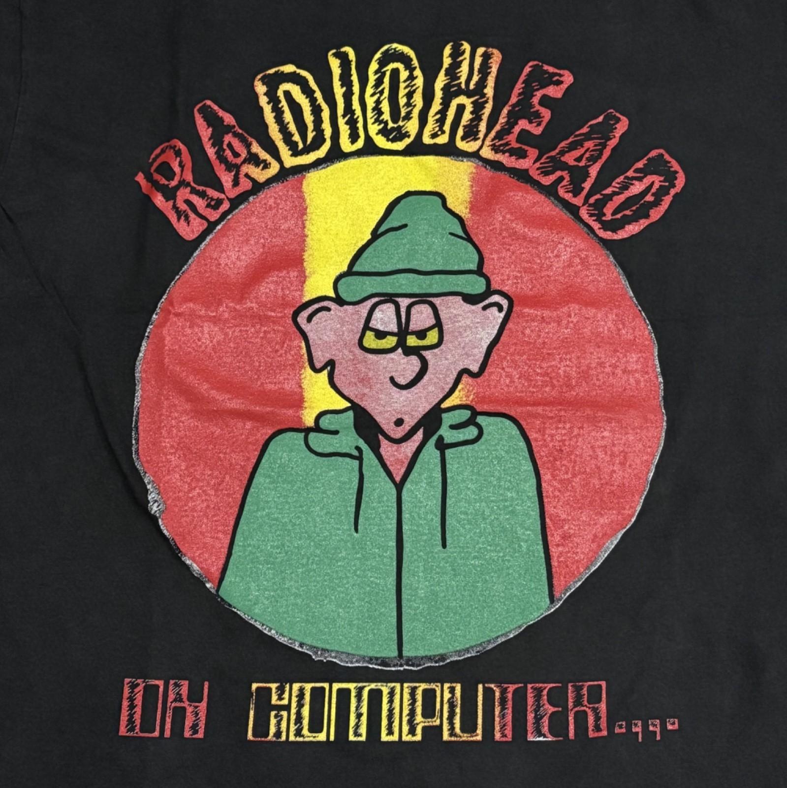 Vintage 1997 Radiohead “Paranoid Android” OK Computer Era 90s Sz.L Shirt REPRINT Unisex T-Shirt S