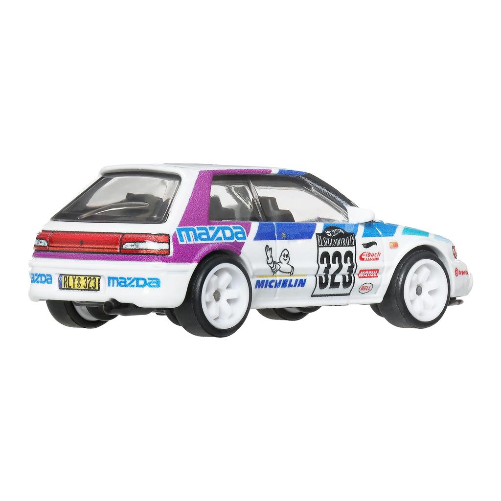 Hot Wheels Car Culture Modern Classics Mazda 323 GTR Vehicle Toy Diecast Car White JKF17 (Ages 3+)