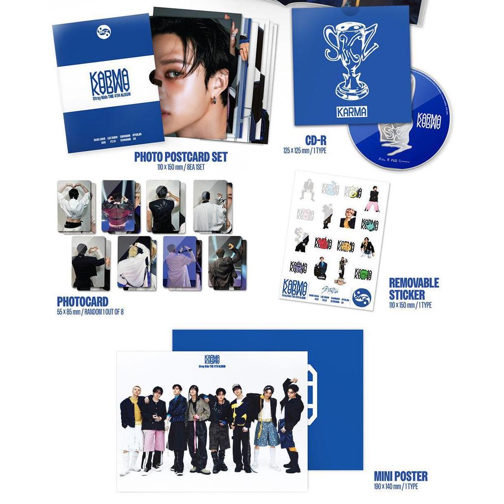 (ZEREMONIE-VERSION, HURRA-VERSION) Stray Kids - 4. Studioalbum [KARMA]