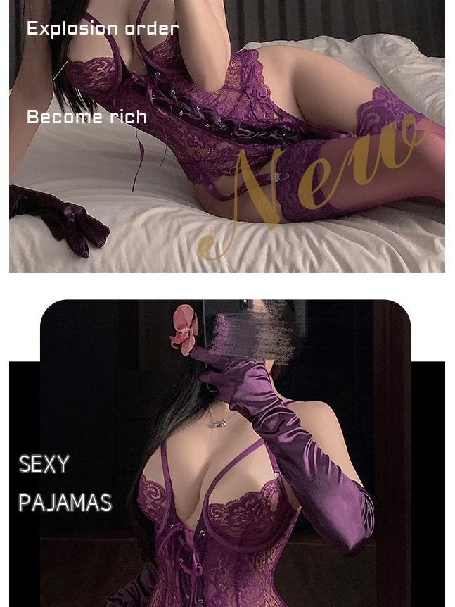 Flirty Dessous: Reiner Sexy Schnür-Bügel-Body mit schlankmachendem Taillenformer