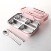 Container Students Office Workers Leak Proof Stainless Steel Lunch Box