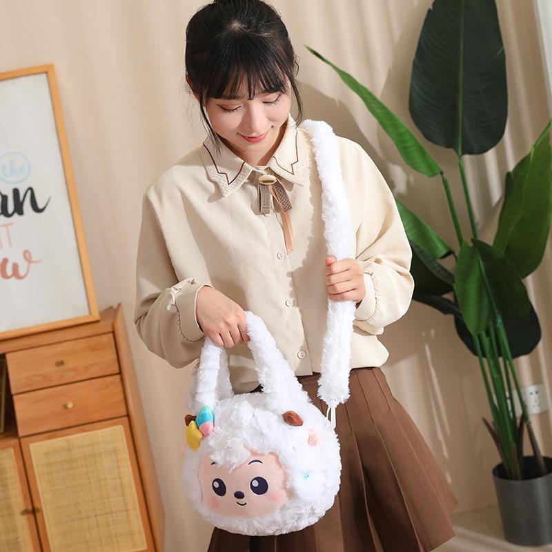 Pleasant Goat Series Plush Toy Doll Cute Cartoon Healing Lazy Pillow Comforting Doll Birthday Gift