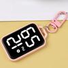 Creative Square LED Electronic Watches Keyring Small Hanging Watch Display Digital Pendant Watches Keychains for Students Gifts