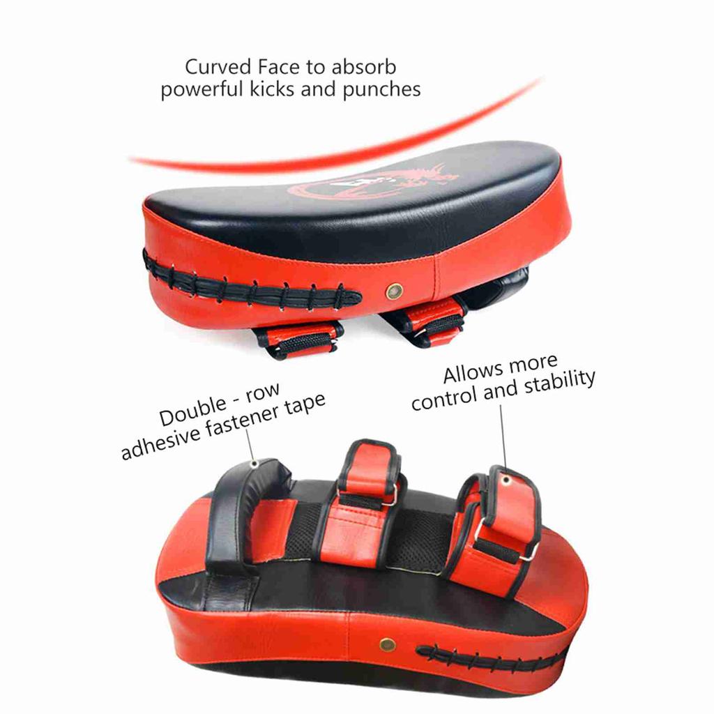 Boxing Pad Kick Boxing Muay Thai Punching Pad Curved Strike Shield Boxing Training Mitt Punching Pad Arc Pad Boxing
