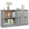 Sideboards 2 pcs. Grey Sonoma 60 x 30 x 70 cm Particleboard