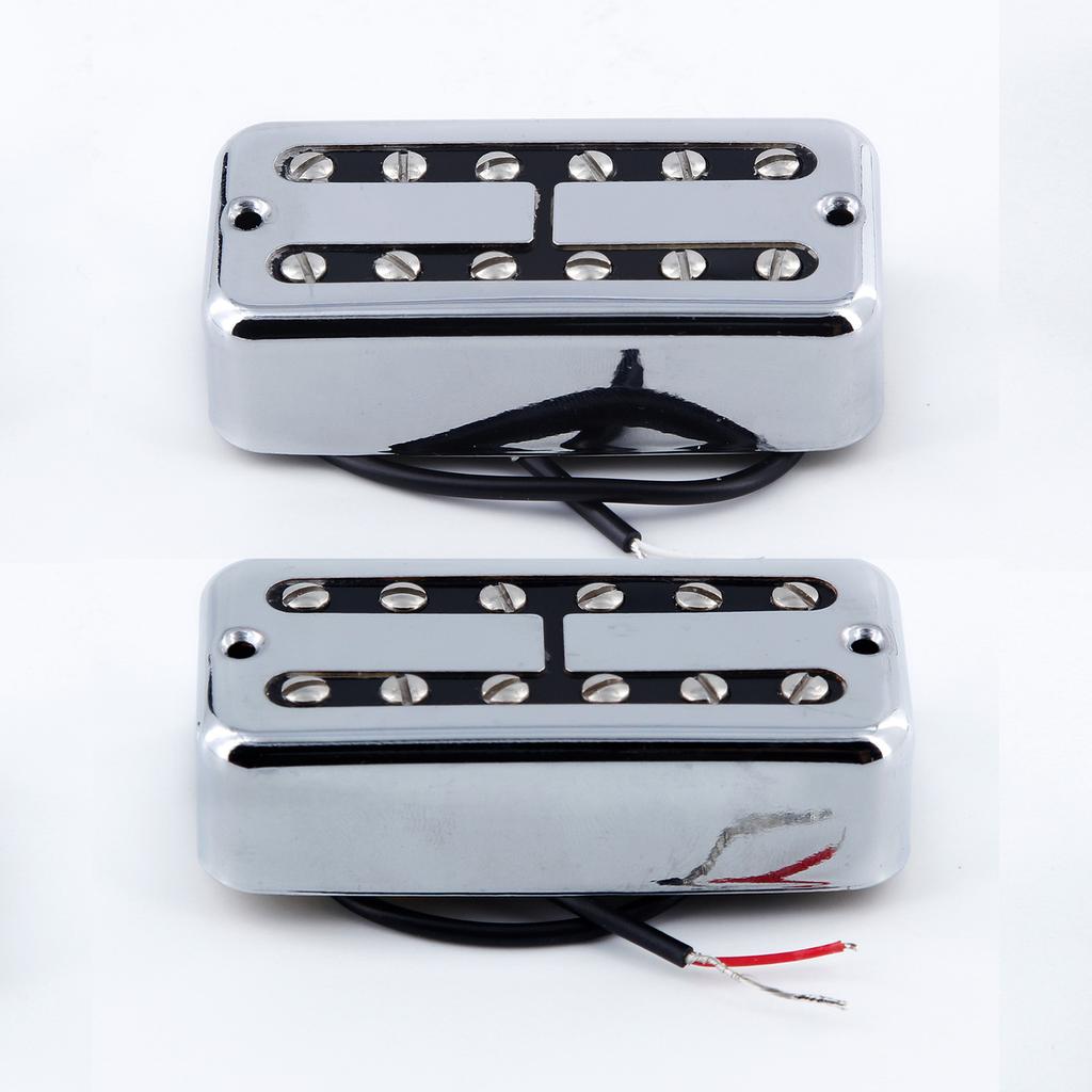 FLEOR Set of Alnico 2 Humbucker Pickups Electric Guitar Neck+Bridge Pickup for FT Style Guitar Parts