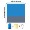 Beach Blanket Waterproof Outdoor Camping Pocket Folding Portable Lightweight Picnic Mat 210x200cm