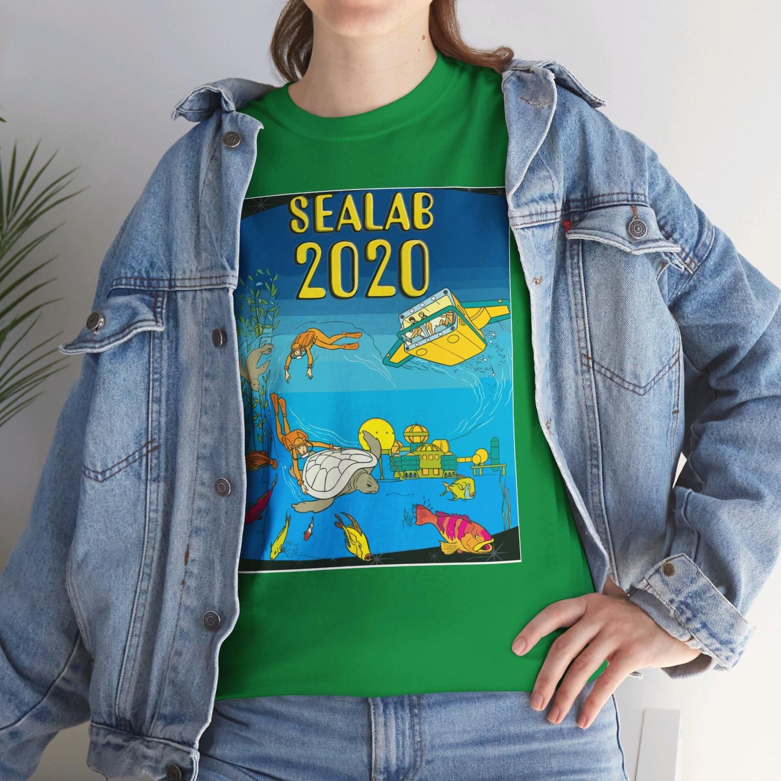 Sealab 2020 TV Series (1972) T-Shirt Mens Womens Tees Top Animation Future Sea Ocean Sci-Fi Ecology XL