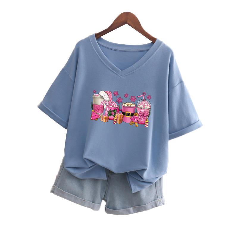 2023 Christmas Patch For Clothes Barbie Pink Clothes Stickers Diy Parches Ropa Heat Press Appliqued Iron On Heat Transfer Thermo