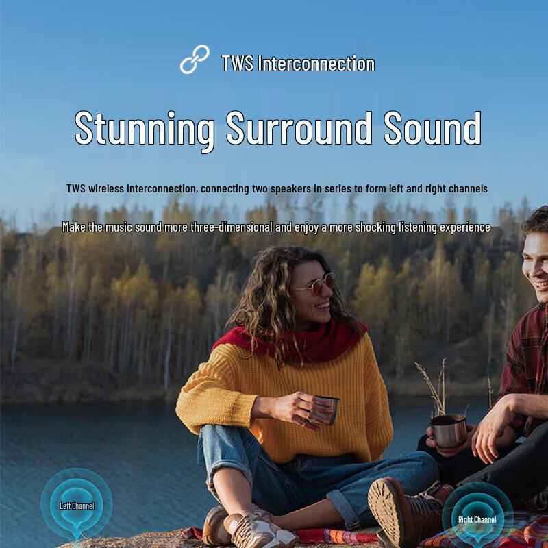 SEE ME HERE Wave W10 Portable Bluetooth Speaker