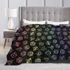 DND D&D Dragon Retro Blankets Quality Warm Soft  Throw Blanket Winter Girls Boys Couch Chair Sofa Bed Aesthetic Bedspread