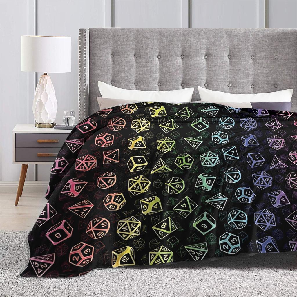 DND D&D Dragon Retro Blankets Quality Warm Soft Throw Blanket Winter Girls Boys Couch Chair Sofa Bed Aesthetic Bedspread