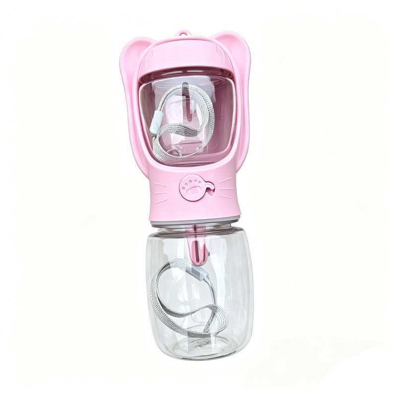 Pet Travel Water Bottle With Storage For Dogs And Cats Portable Drinking Cup