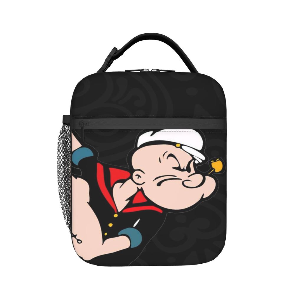 p-popeyes Thermal Insulated Lunch Bags for School  Portable Food Container Bags Men Women Cooler Thermal Lunch Boxes