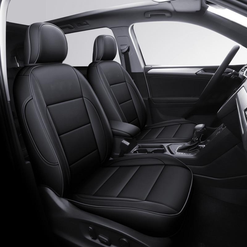Yue Four Seasons Universal Car Seat Cover, Full Surround, Wear-Resistant, Five-Seat Leather