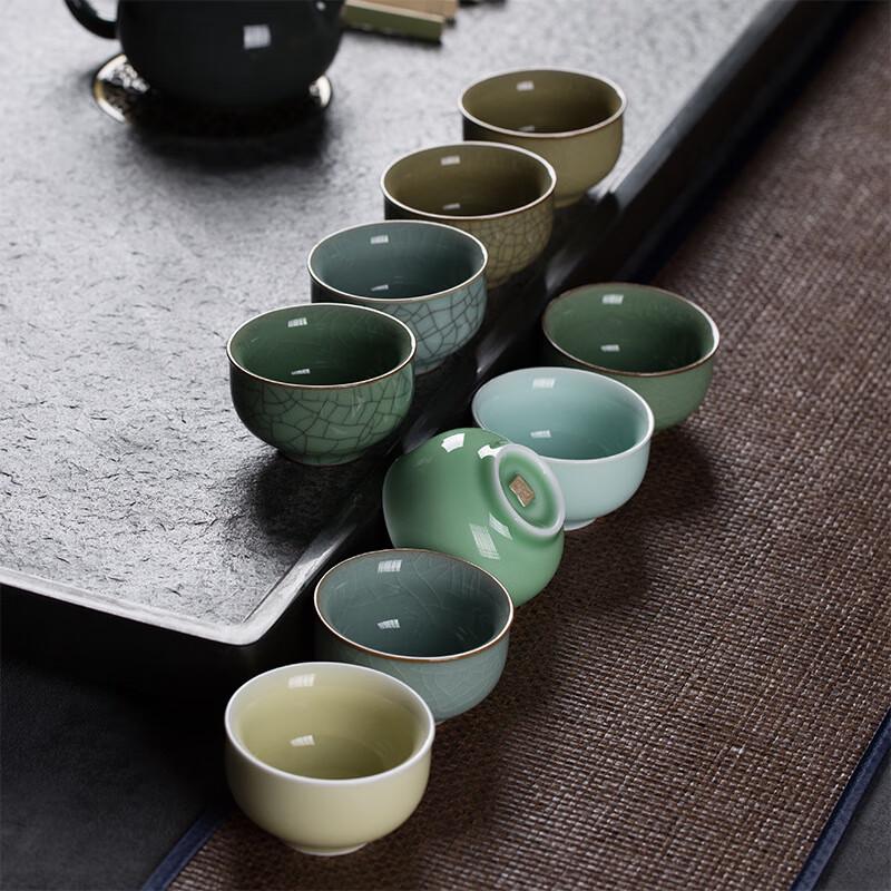 Cha Xun Diyao Celadon Ceramic Tea Infuser Cup