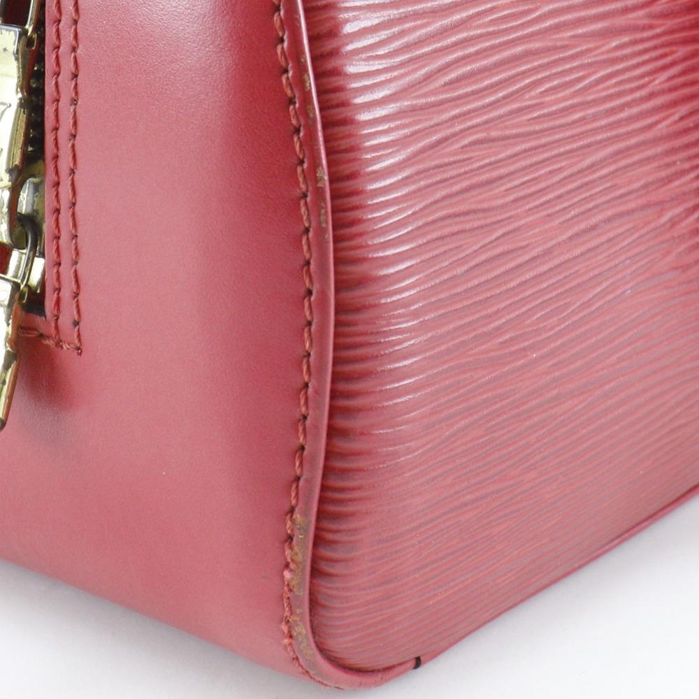 LOUIS VUITTON Jasmin Handbag M52087 Castilian red Red Epi Leather Women Used