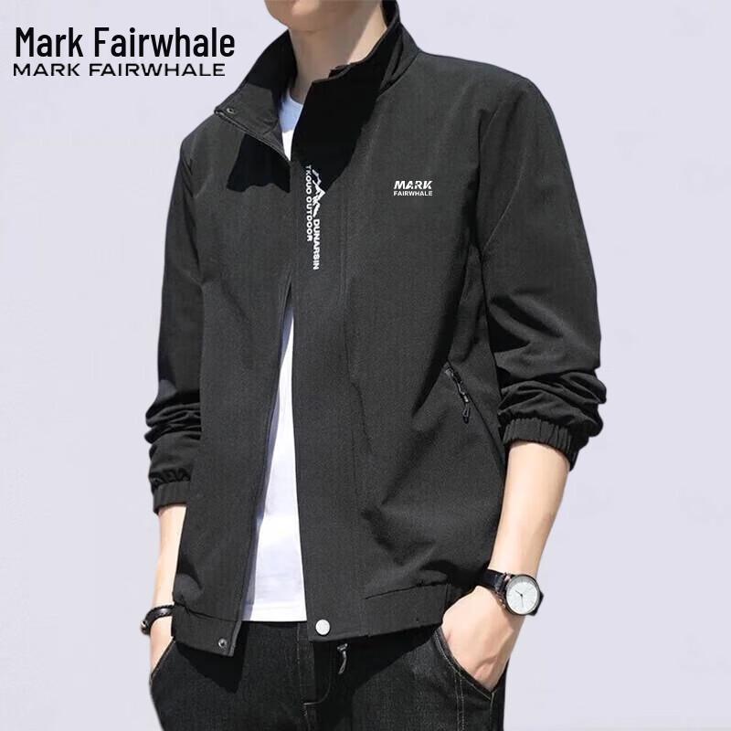 Mark Fairwhale Herren Winddichte Stehkragenjacke