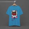 Domo Kun Tee - Kitty Domo Graphic Tshirt, Cat Cartoon Scene Emo Shirt 2000's Unisex T-Shirt