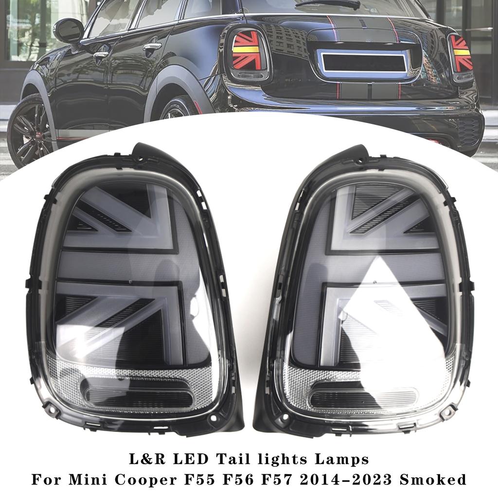 L&R LED Tail lights Lamps For Mini Cooper F55 F56 F57 2014-2023 Smoked
