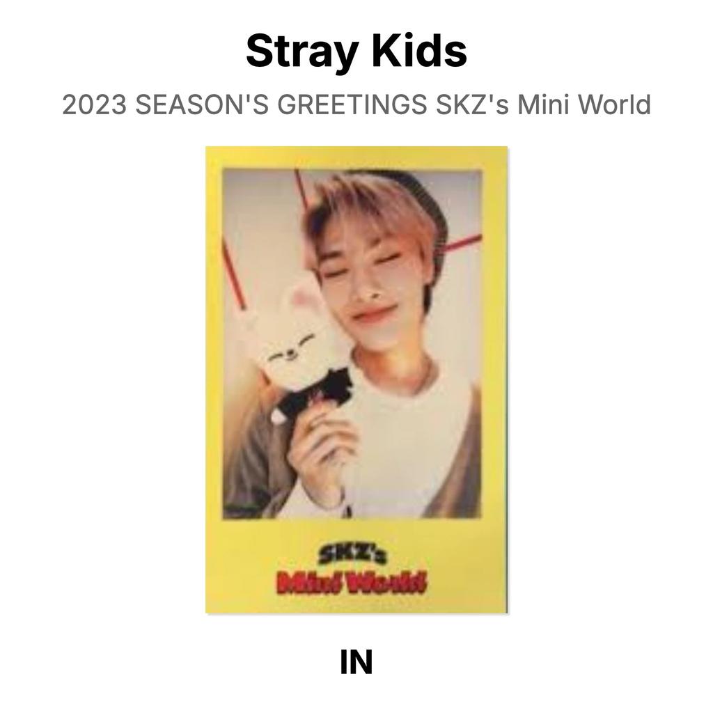 Stray Kids 2023 SEASON'S GREETINGS SKZ's Mini World Official Photocard