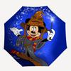Sorcerer Mickey, Magical Moment Themed Automatic Opening and Closing Umbrella, Brightly Colored 8-rib Portable Umbrella, Suitable for Men an